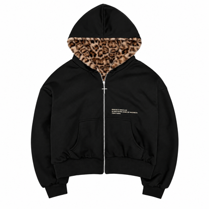 Black / Brown Leopard — Outer front