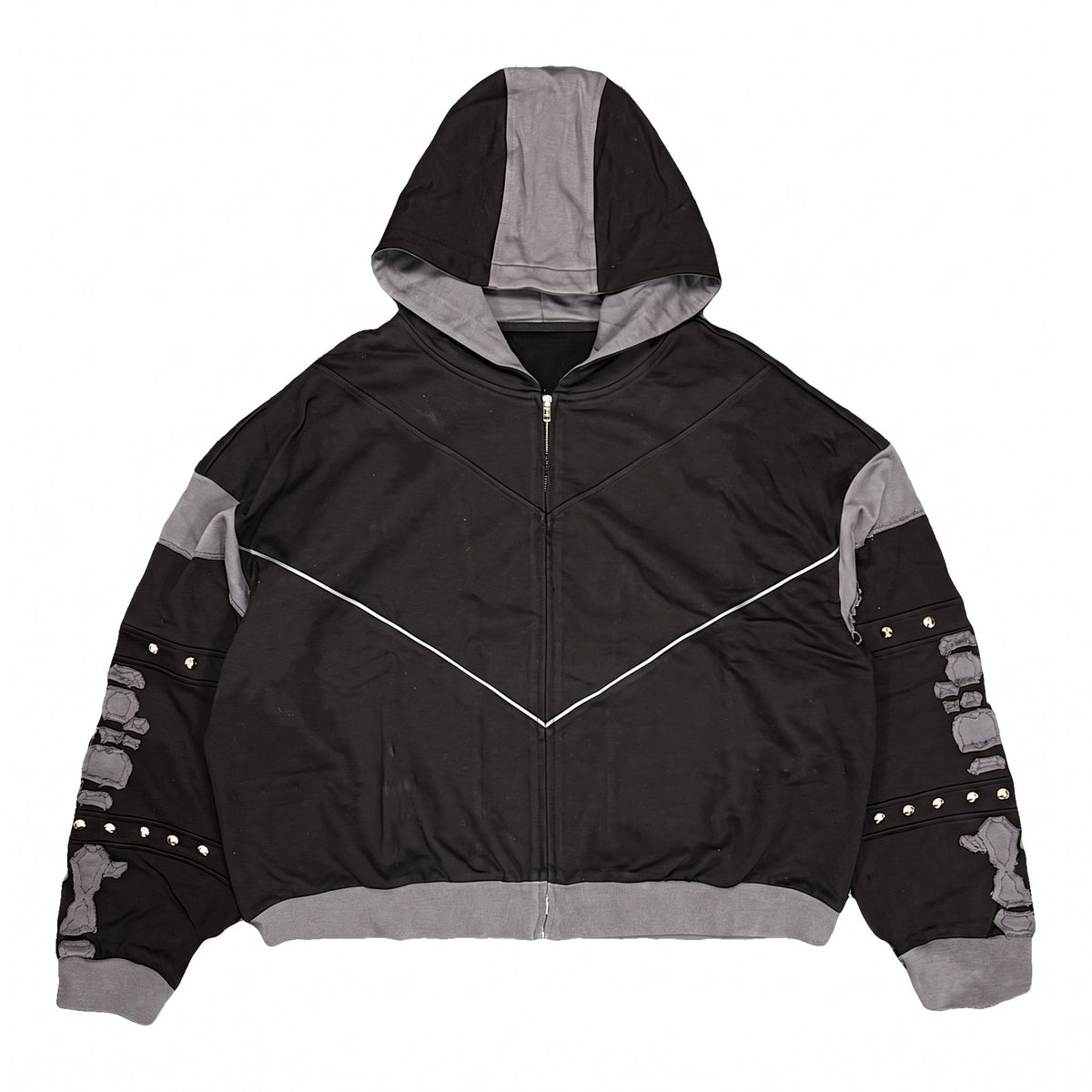 Black Warrior Zip Hoodie
