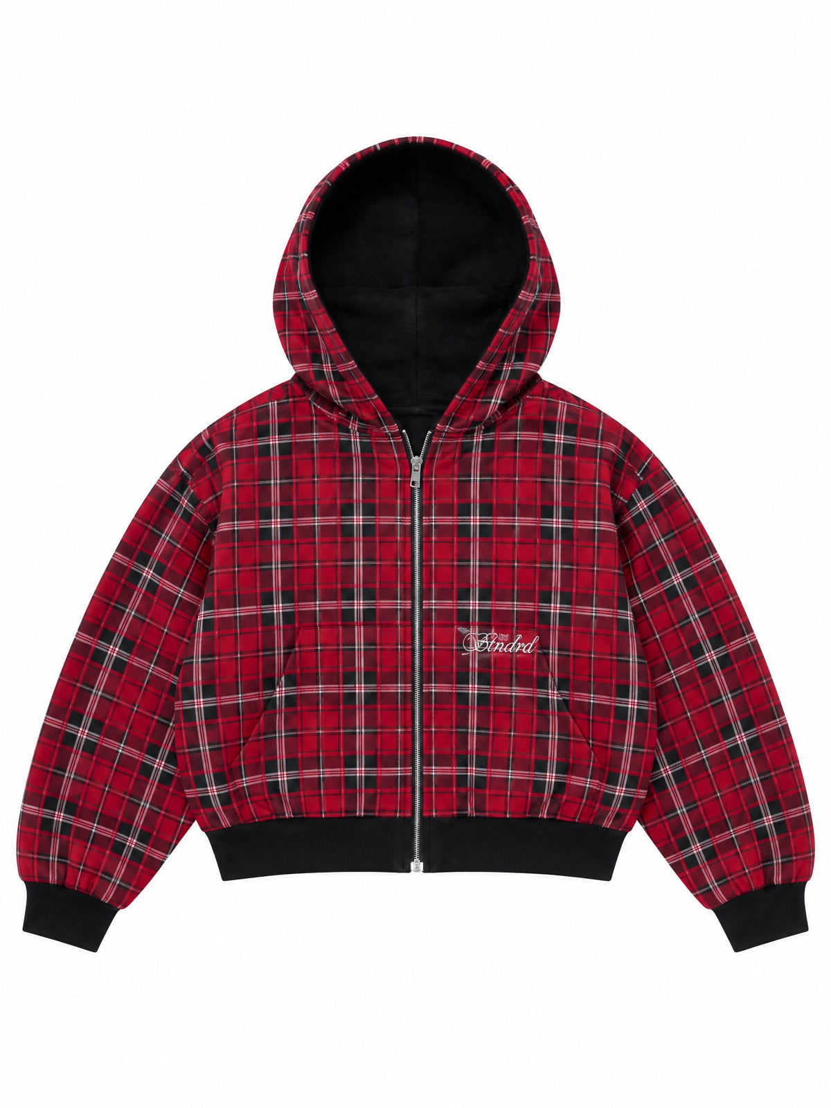 Reversible Plaid — Red — Front