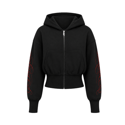 Leopard Script Set - Hoodie - Black