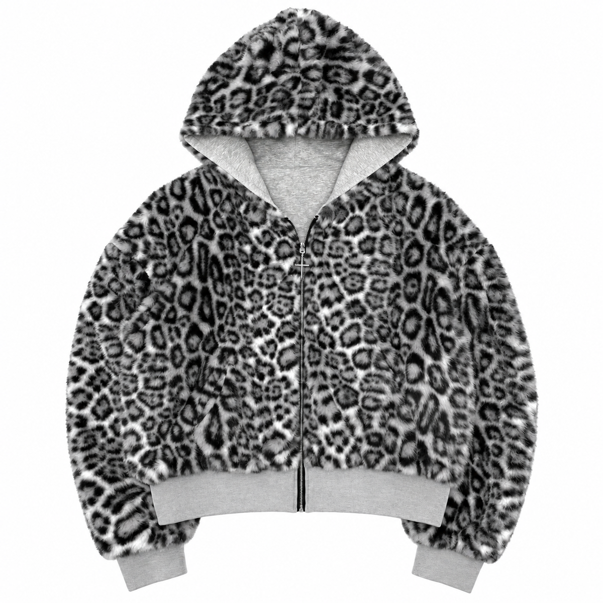 Light Gray / Gray Leopard — Leopard reverse