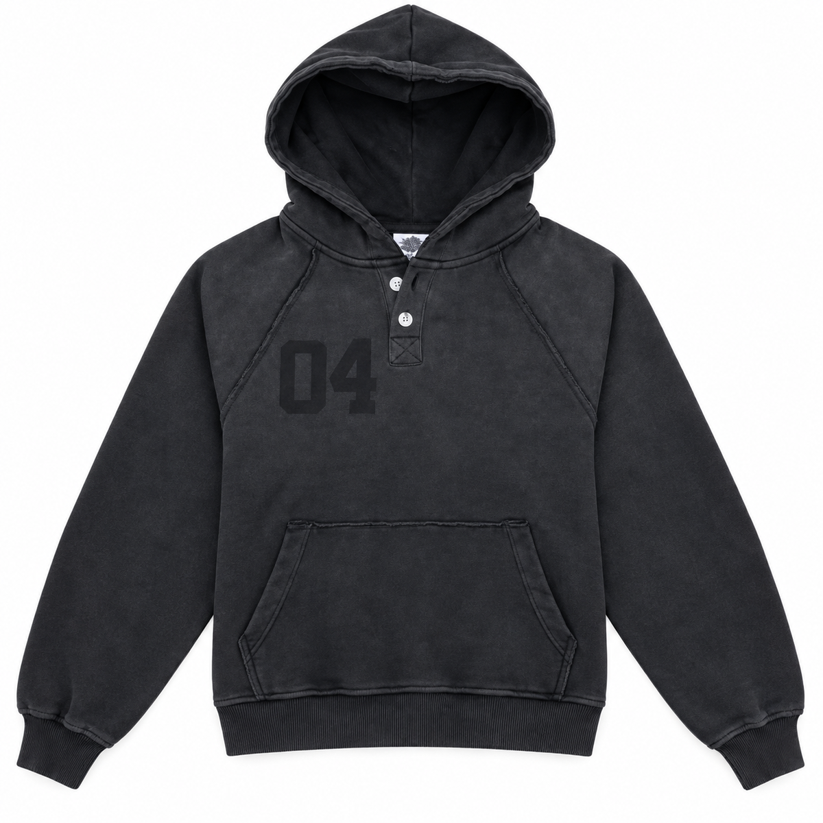 Henley — Black 04 — Front