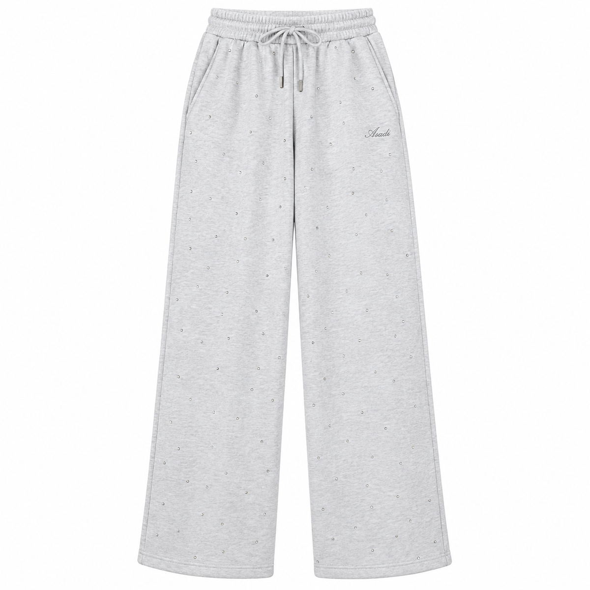 Rhinestone Sweats — Heather Gray — Front