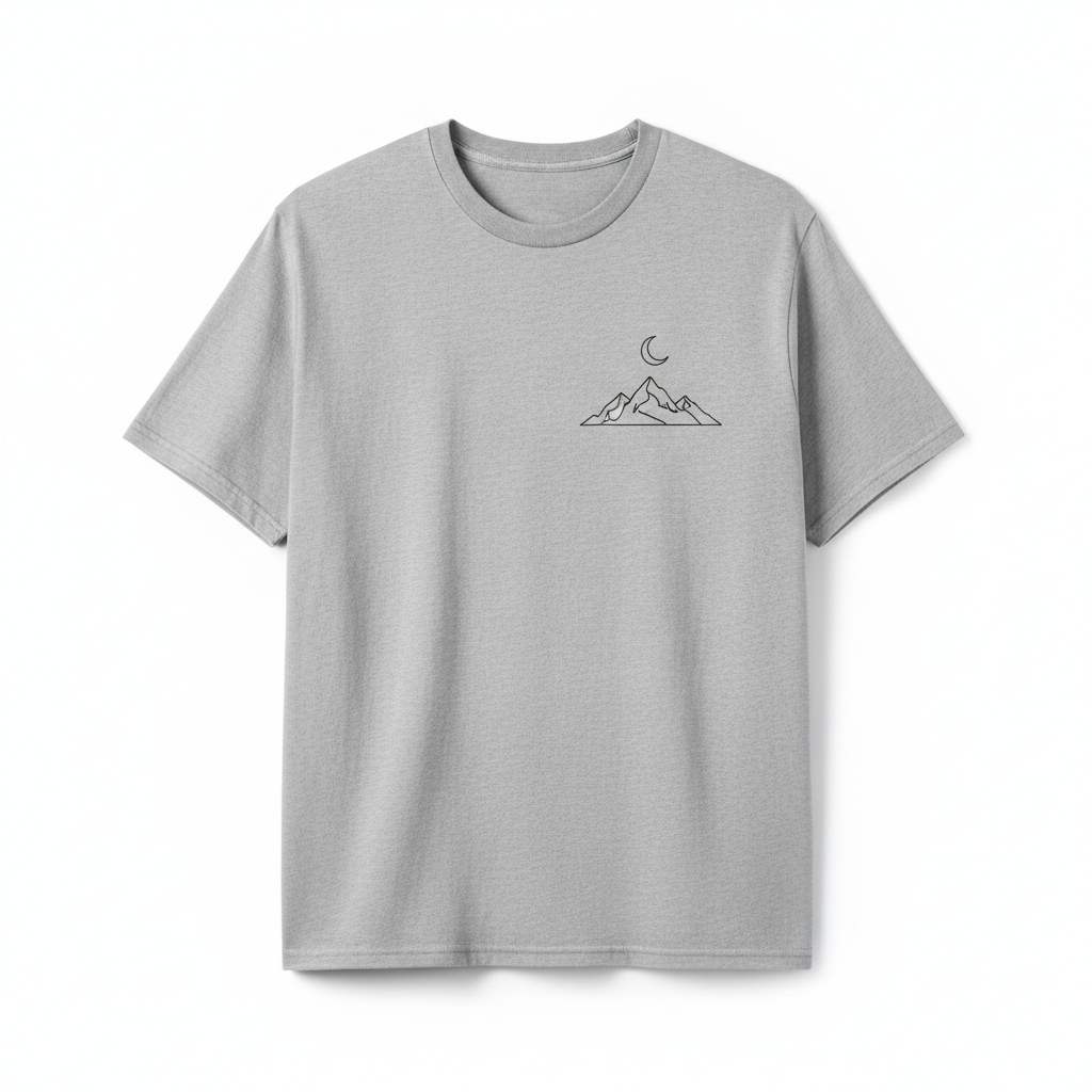 Ridge Line Tee - Washed Grey