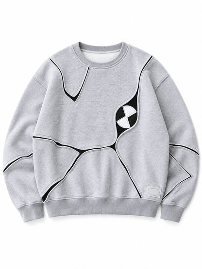 Shattered Panel Crewneck
