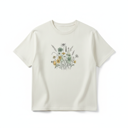 Wildflower Tee - Cream