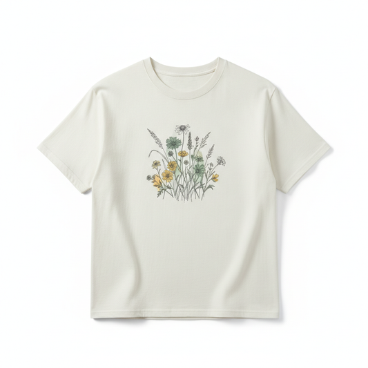 Wildflower Tee - Cream